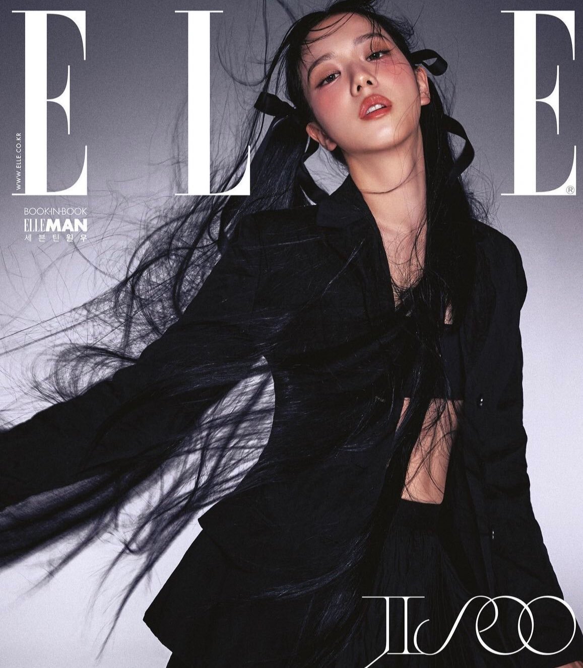 Kim Ji Soo ELLE Korea August 2023